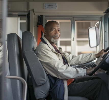 IC Bus Male Bus Driver