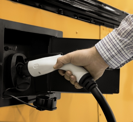 IC Bus Electric Charging Hookup