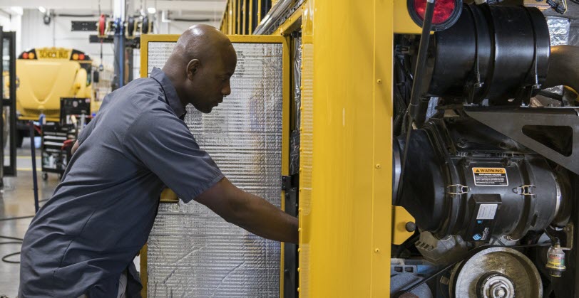 IC Bus End of Year School Bus Maintenance